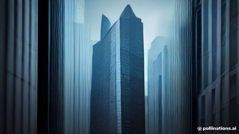 雨珠剧场舞台上一滴水珠折射出城市灯光的微观景象